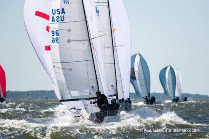 Annapolis, Maryland (USA) images from The Helly Hansen NOOD regatta hosted by Annapolis Yacht Club. North Sails Saturday with a very fresh start to the day and the wind calming right down after midday. 2021 Pictures for sale from the NOOD Regatta. ©Paul Todd/OUTSIDEIMAGES.COM OUTSIDE IMAGES PHOTO AGENCY