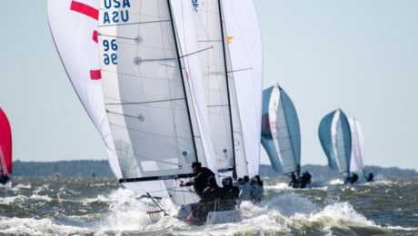 Annapolis, Maryland (USA) images from The Helly Hansen NOOD regatta hosted by Annapolis Yacht Club. North Sails Saturday with a very fresh start to the day and the wind calming right down after midday. 2021 Pictures for sale from the NOOD Regatta. ©Paul Todd/OUTSIDEIMAGES.COM OUTSIDE IMAGES PHOTO AGENCY